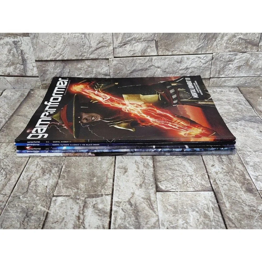 Lot Of 5 Game Informer Magazine Issues 313, 314, 315, 316, 317